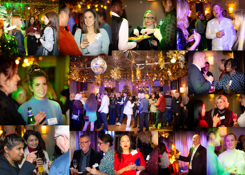 Montage of photos from theHRDIRECTOR Annual Winter drinks evening 2023